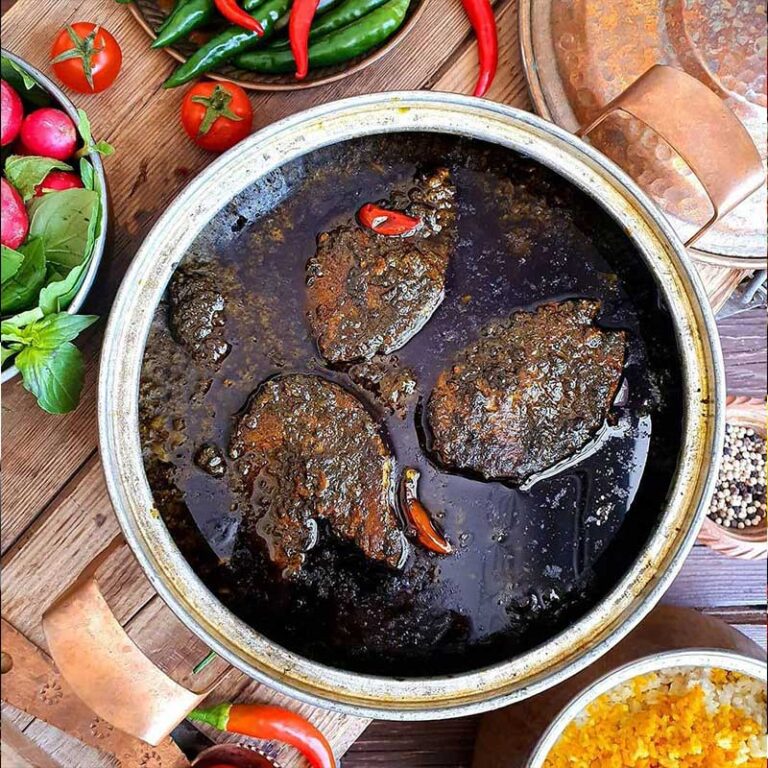طرز تهیه قلیه ماهی