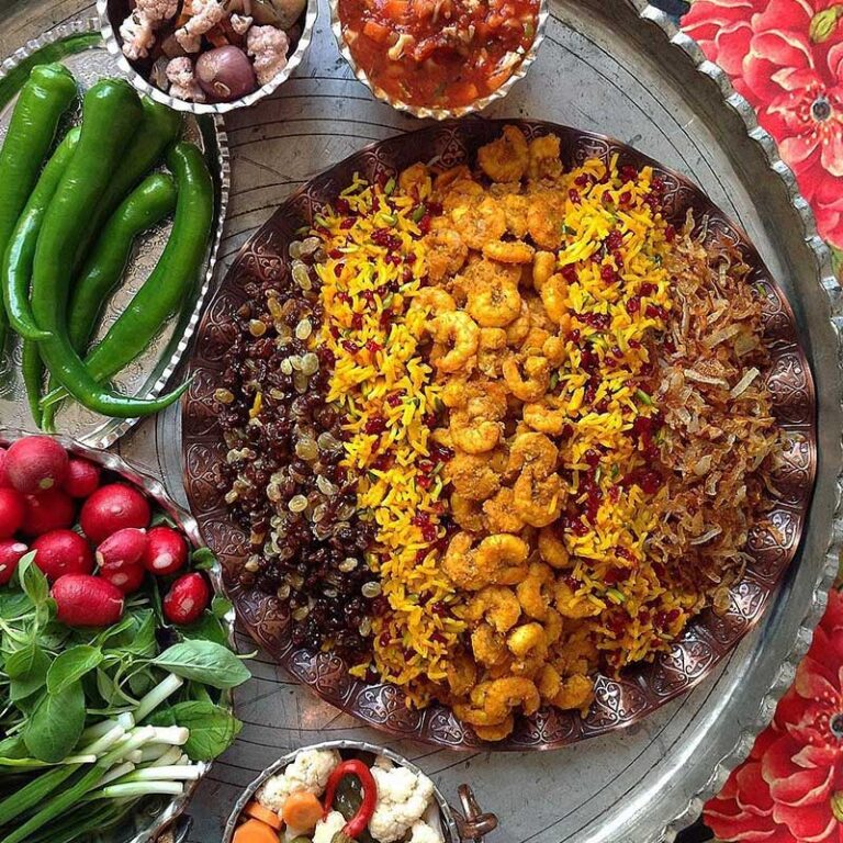 طرز تهیه میگو پلو بوشهری