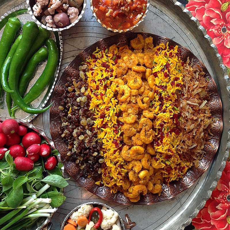 میگو پلو بوشهری